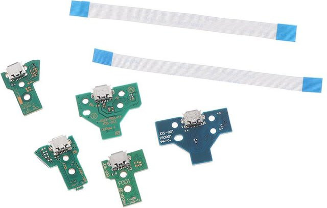SD&HI USB Typ-C Ladeanschluss-Platine mit Flexkabel für Controller JDS 001 011 030 040 055 - Bild 1