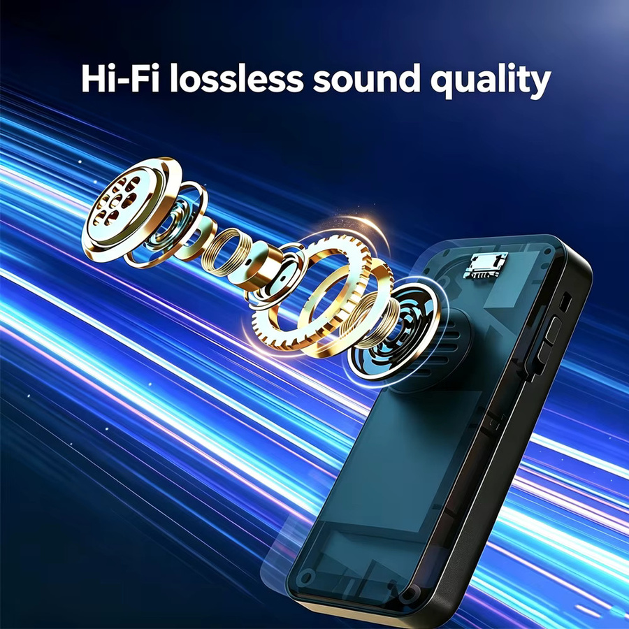 KEBIDU Tragbarer Bluetooth MP3-Player mit HiFi-Sound, FM-Radio und E-Book-Unterstützung - Bild 2