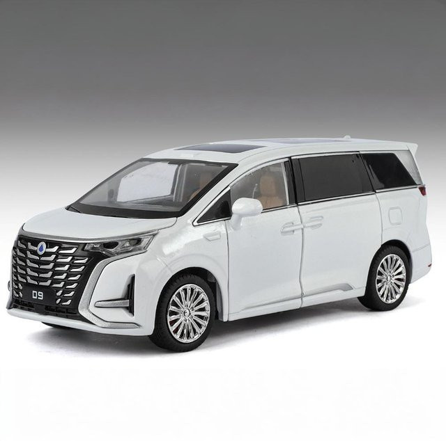 Linyi Denza D9 New Energy MPV Modellauto, 1:24, Metall, mit Licht und Sound, ab 14 Jahren - Bild 1