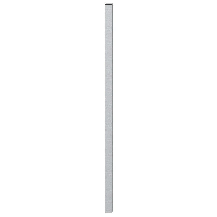 Verzinkter Zaunpfosten Madrid aus Stahl zum Einbetonieren, Farbe: Silber, Durchmesser: 4 cm, Höhe: 85 cm - Bild 2