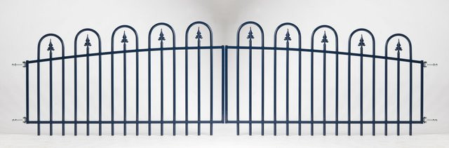 Doppeltor Schmuckzaun Basic B: 60 cm, H: 320 cm, T: 72 cm - Bild 1