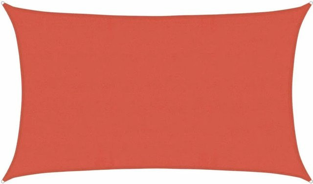 vidaXL Sonnensegel aus HDPE in Terrakottarot, Rechteckig, B/T: 800 x 500 cm - Bild 1