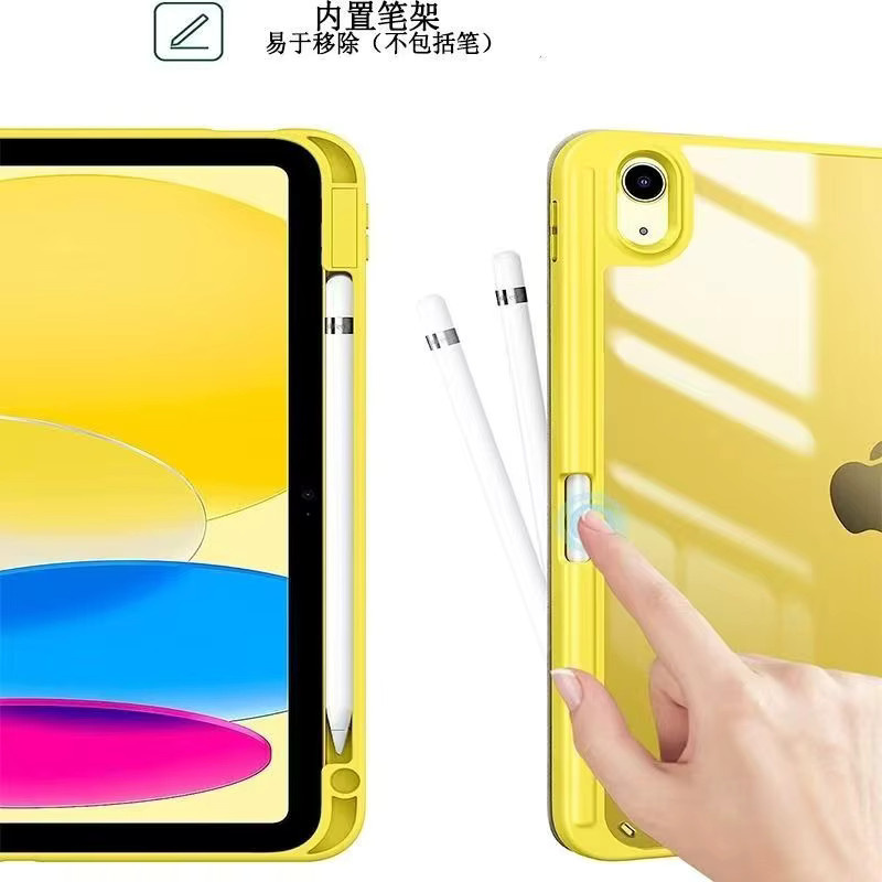 ZNOVAY Tablet-Hülle für iPad 11. Generation 2025 mit Stifthalter und Auto-Wake & Sleep-Funktion, Farbe: Schwarz - Bild 3