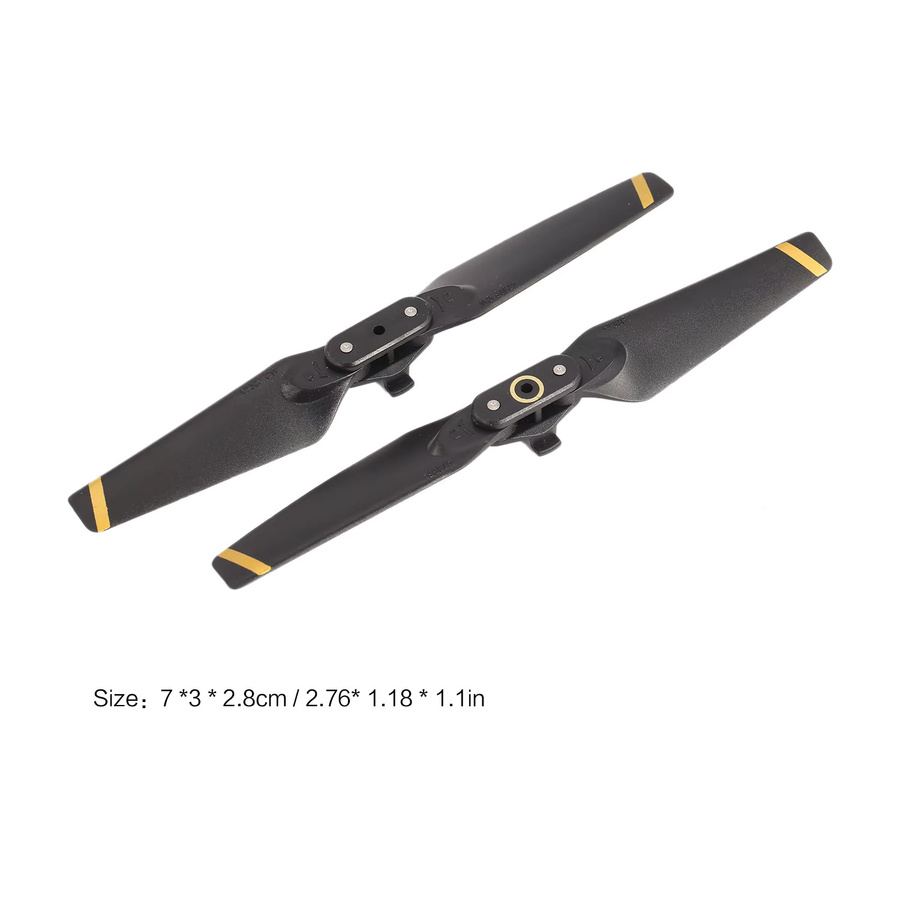 DJI Spark Drohne Zubehör: Faltbare Karbonfaser-Propeller mit Schnellverschluss in Schwarz oder Weiß (4/8 Stück) - Bild 2