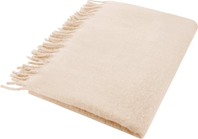 LIVARNO Wohndecke in Beige mit B/B: 130 x 170 cm aus recyceltem Polyester - Bild 1
