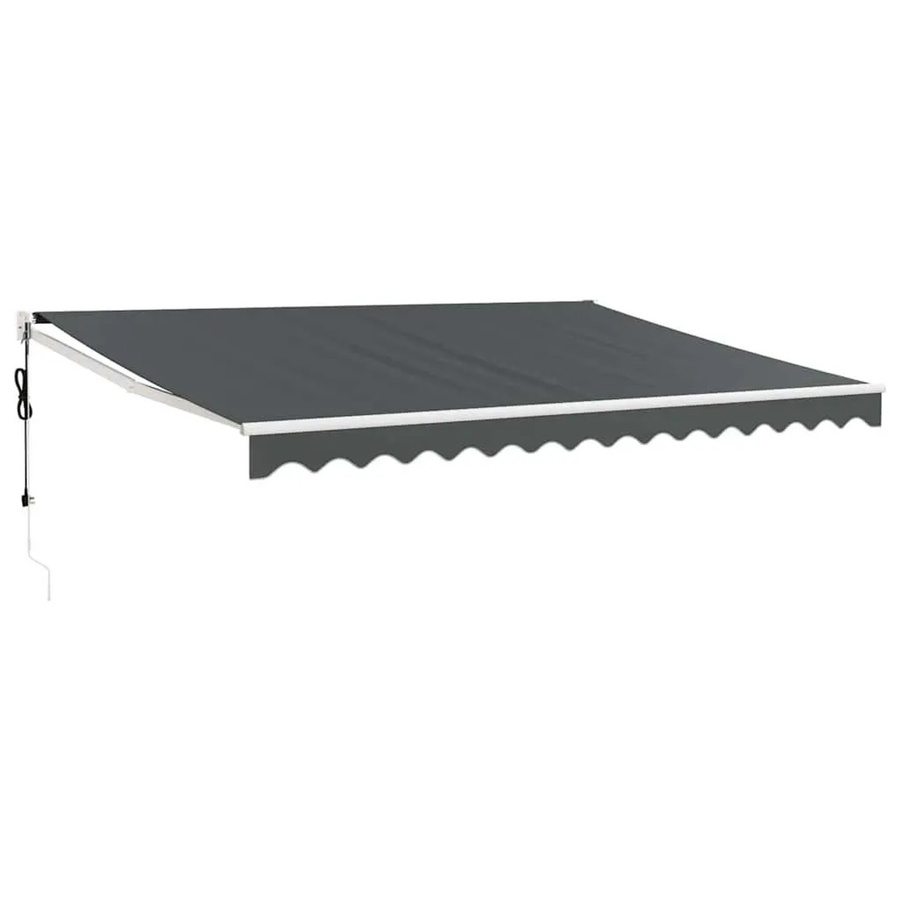 vidaXL Elektrische Markise mit Fernbedienung in Anthrazit, B: 4,5 m, T: 3 m - Bild 2