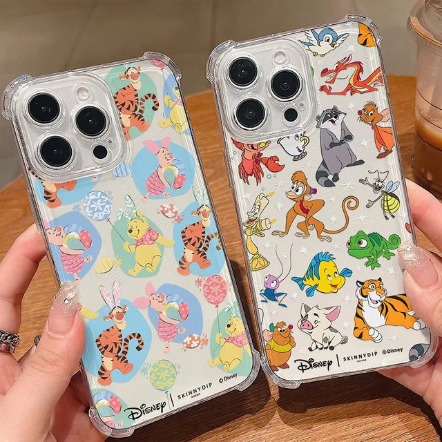 Winnie the Pooh Handyhülle für Samsung Galaxy S26 S25 S24 S23 S22 S21 S20 Edge FE Ultra Plus 4G 5G transparente sturzsichere TPU-Hülle - Bild 1
