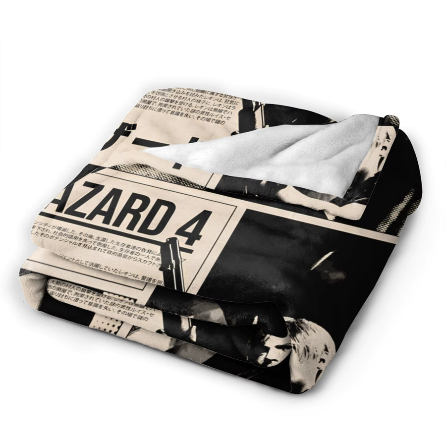Potdemiel Flanellblanke Resident Evil Design, weiche Tagesdecke aus Polyester, Mehrfarbig - Bild 2