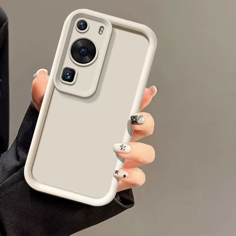 Luxus Matte Soft Cover für Huawei P60 und Huawei P60 Pro in Rot - Bild 3