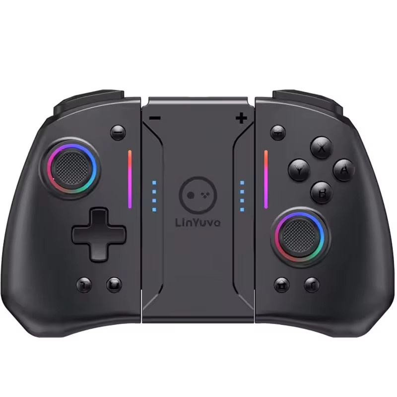 AyeBeau Kabelloser Bluetooth Controller für Nintendo Switch, OLED und Lite in Schwarz oder Weiß - Bild 3