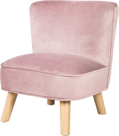 ROBA Kindersessel im Skandi Stil aus Schichtholz in Mauve/Pink