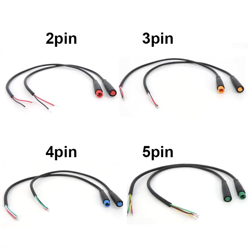 Julet Elektrische Fahrrad Stecker Set Wasserdichte M6 Pin Stecker für Roller und Sensoren männlich und weiblich - Bild 2