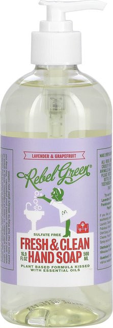 Rebel Green Handdesinfektionsmittel Lavendel und Grapefruit, 500 ml - Bild 1