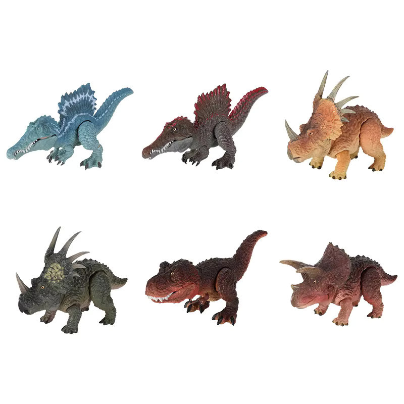 Bandai Gashapon Mini-Dinosaurier, Sammlerfiguren-Set, Tyrannosaurus Rex und Spinosaurus - Bild 2