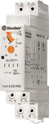 Finder Treppenhaus-Lichtautomat 14.61.8.230.P000 mit 230 V AC und Push-In-Klemmen - Bild 1