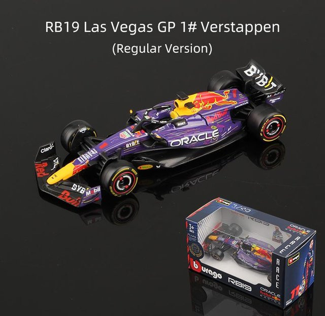 Bburago Red Bull Racing Verstappen F1 Legierungsauto, 1:43, ab 14 Jahren - Bild 1