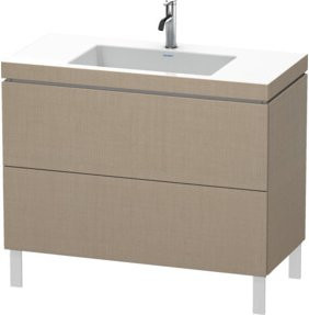 Duravit Waschtischunterschrank L-Cube c-bonded mit 2 Auszügen, Breite: 100 cm, Tiefe: 48 cm - Bild 1