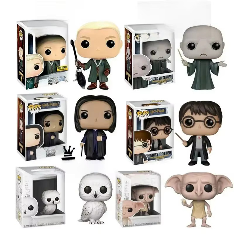 Funko Pop Harry Potter PVC-Sammelfiguren Set mit Harry Potter, Snape, Malfoy, Dobby und Hedwig - Bild 3