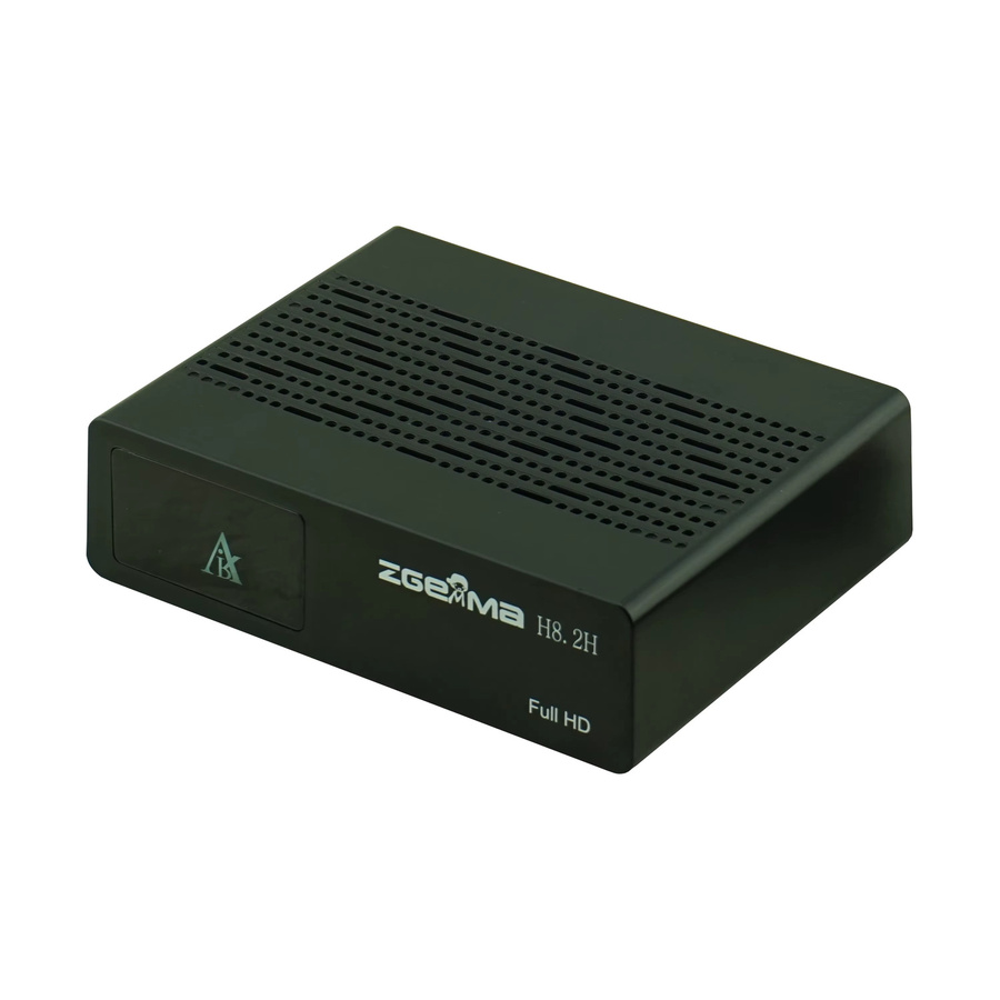 ZGEMMA H8.2H PLUS Satelliten-TV-Decoder mit DVB-S2, DVB-T2/C und integriertem WLAN in Schwarz - Bild 2
