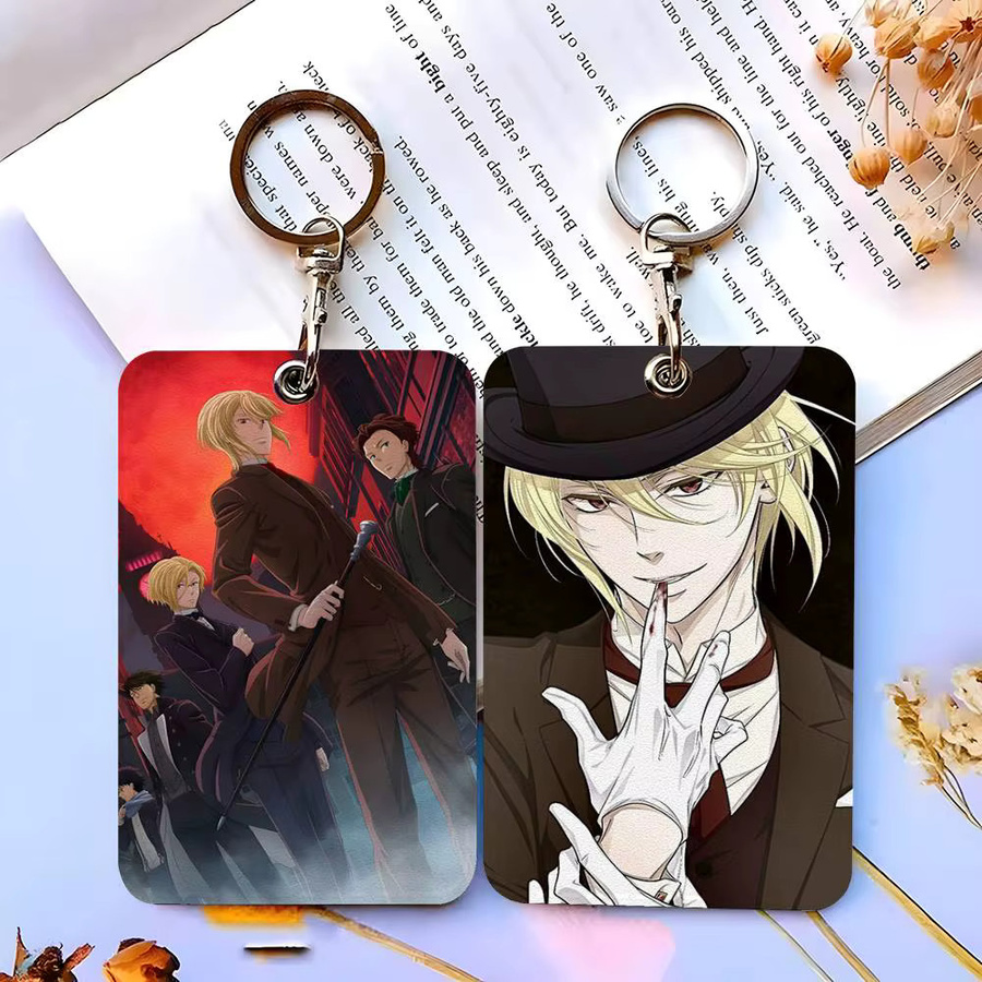 Schlüsselanhänger Leder, Anime M-Moriarty The Patriot, Kartenhalter - Bild 3