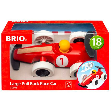BRIO Rennwagen Spielfahrzeug aus Buchenholz und Kunststoff