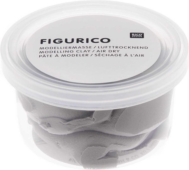 Rico Design Figurico Modelliermasse Grau - Bild 1