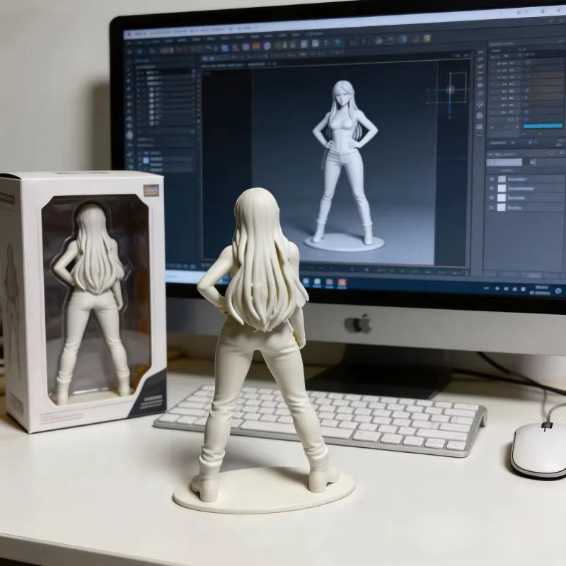 CELEBON Anime-Figur Pure Desire Desktop-Ornament in Weiß - Bild 3