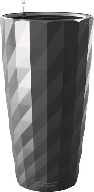 Lechuza Pflanzsäule Diamante Premium Anthrazit Hochglanz mit Bewässerungssystem Durchmesser: 40 cm - Bild 1
