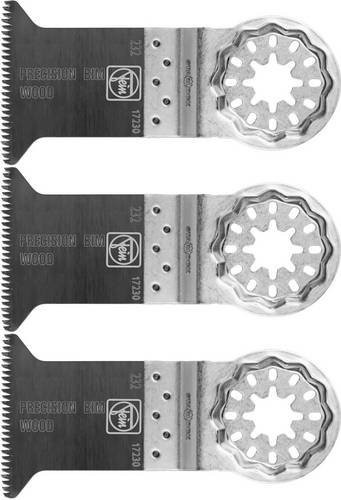 Fein E-Cut Bimetall Tauchsägeblatt für Holz und Kunststoff, 50 mm, Silber, 3 Stück - Bild 1