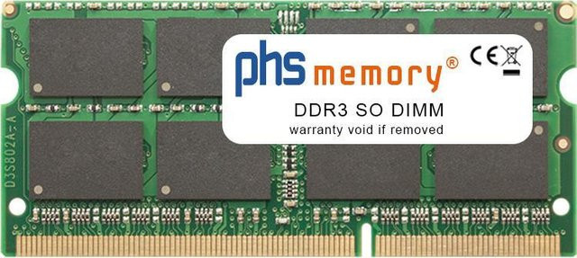 PHS-memory 16GB DDR3 SO DIMM 1600MHz RAM Speicher für Lenovo ThinkPad E560 (20EV) - Bild 1