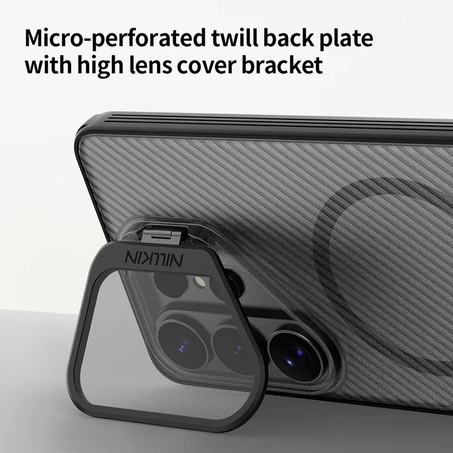 NILLKIN CamShield Prop MagSafe Hülle für Samsung Galaxy S26 Ultra mit Objektivschutz und magnetischer Abdeckung in Schwarz - Bild 3