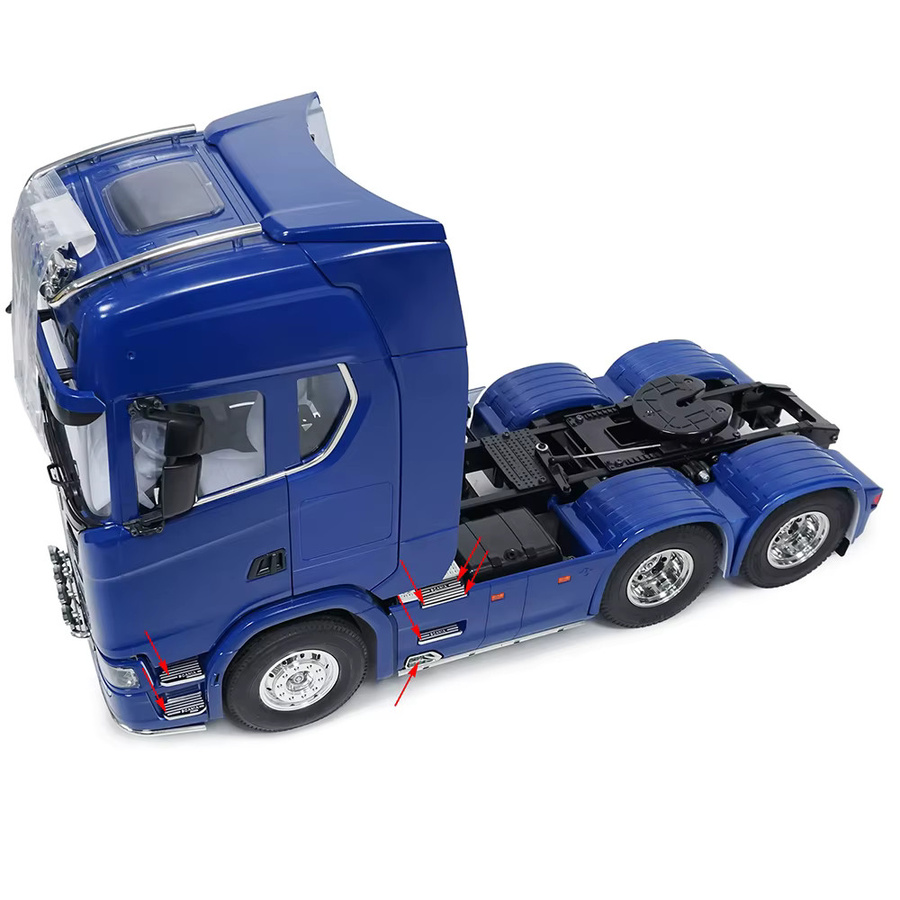 TRINOOD Metallfußpedale Unterfahrschutz, 1:14, Scania, Zubehör - Bild 3