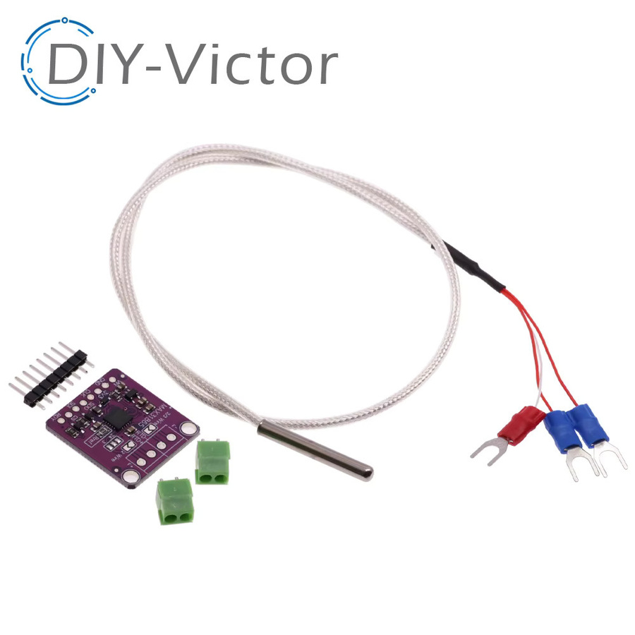 MAX31865 PT100 zu PT1000 RTD-zu-Digital Konverter Board Temperatur Sensor Verstärker Modul für Arduino (3,3 V/5 V) - Bild 2