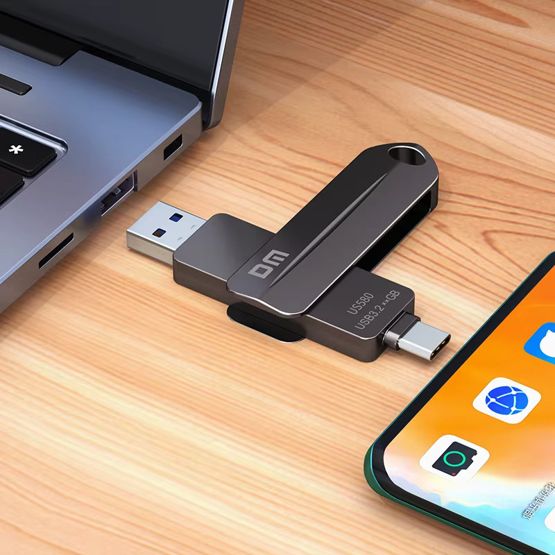 DM US580 USB-C High-Speed Solid State Flash-Laufwerk mit bis zu 530 MB/s Übertragungsgeschwindigkeit - Bild 4