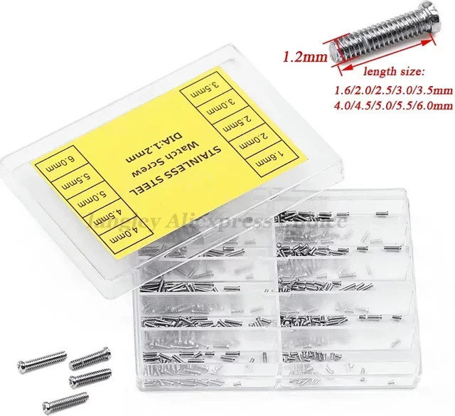 Uhrenzubehör Schraube, Kreuzschlitz, 1,2 mm, Unisex - Bild 1