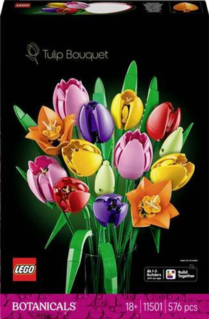 LEGO Botanicals Tulpenstrauß 11501 mehrfarbiger Blumenstrauß aus Kunststoff