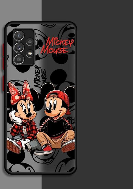 Disney Mickey Maus Handyhülle für Samsung Galaxy A-Serie in Transparent oder Schwarz - Bild 1