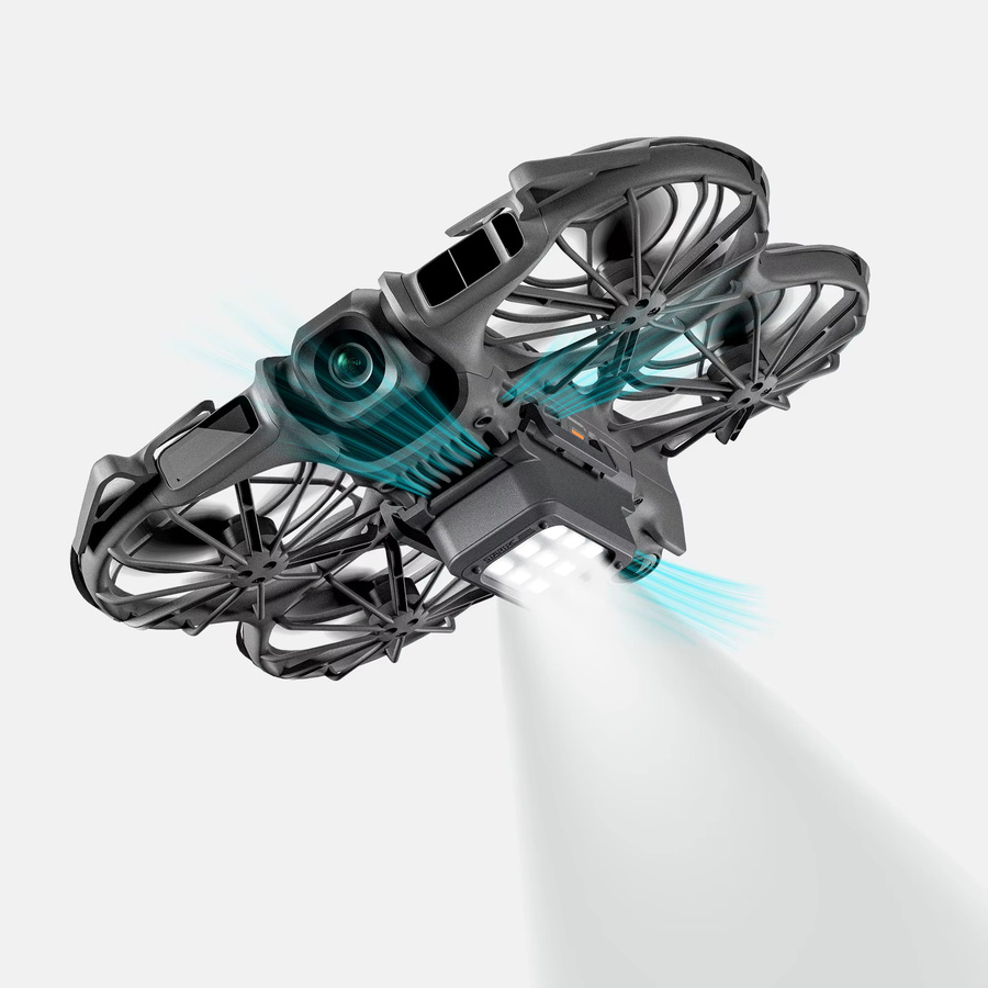 DJI NEO 2 Drohne Fahrwerk Nachtlicht mit integrierter wiederaufladbarer Batterie in Schwarz - Bild 2