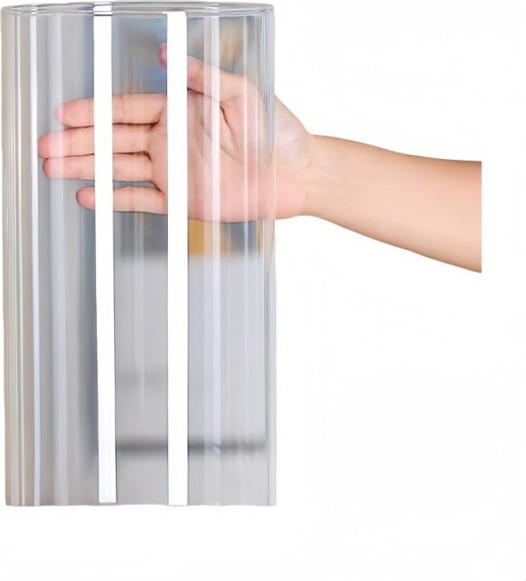 YOHOYAMA Borosilikat-Zylinderglasrohr, transparent, Außendurchmesser: 160 mm, Innendurchmesser: 150 mm, Dicke: 5 mm - Bild 1