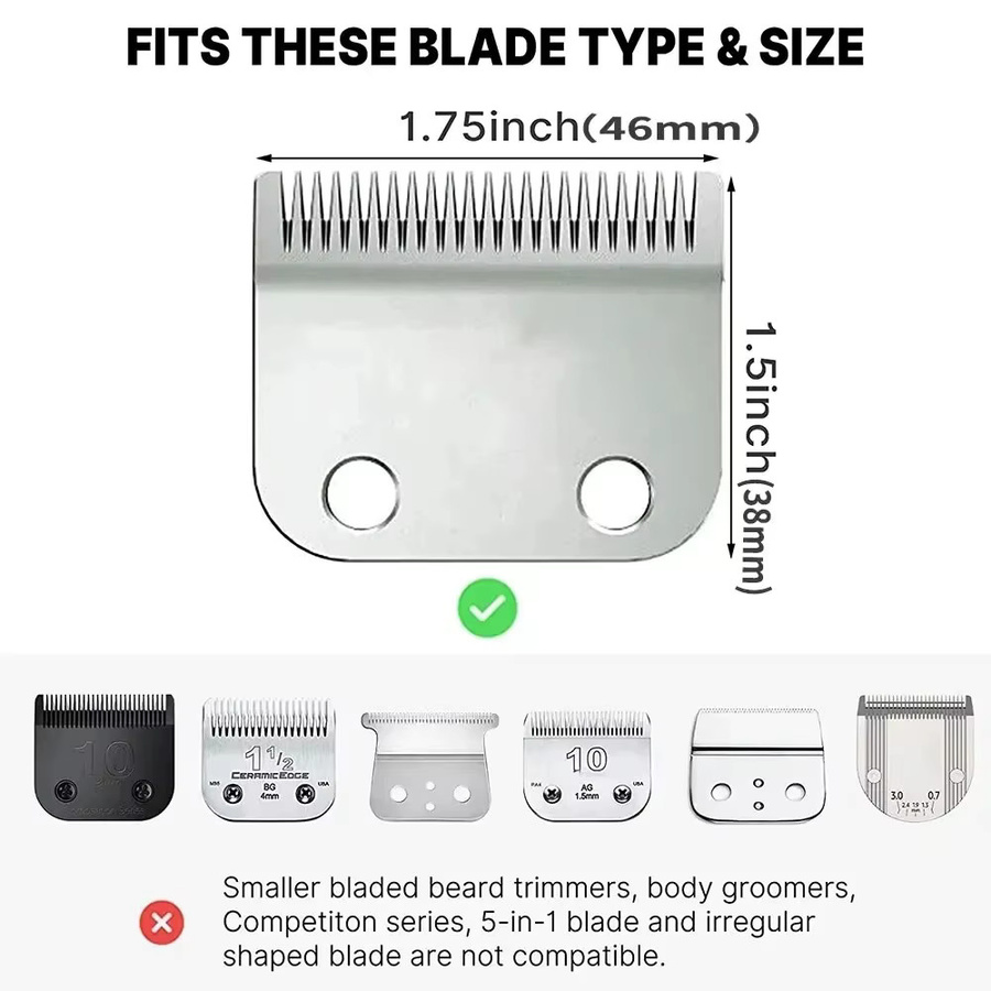 Wahl Guide Kamm für Haar Clipper, Schwarz/Klar, Unisex - Bild 2