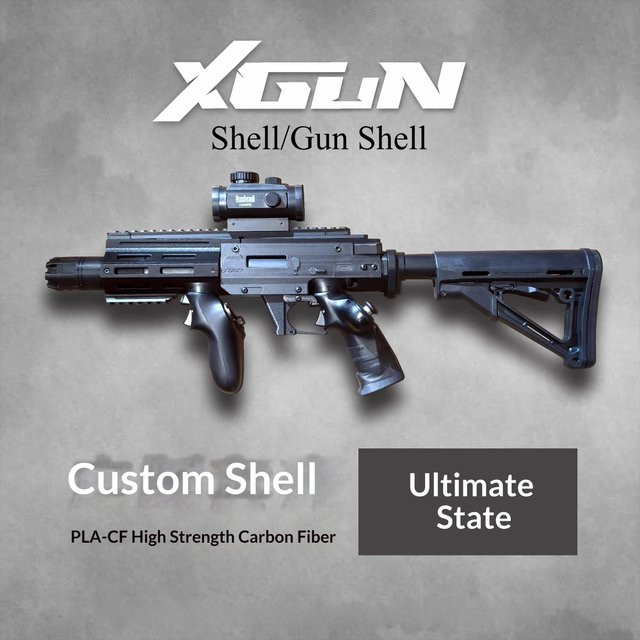 XGUN Light Gun Gaming Controller in Schwarz für Nintendo Switch, PC und PS4 mit Bluetooth und USB-Anschluss - Bild 1