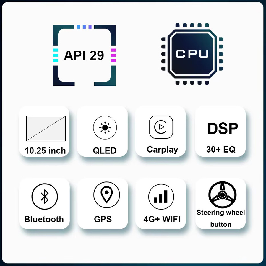 Roadonline Multimedia-Player mit 10,25 Zoll Display für Mazda CX-3, CX3, Mazda 2 Pure (2014-2020), Android 14 GPS Stereo-Radioempfänger mit WLAN, Schwarz - Bild 3