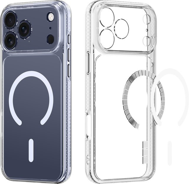 DUX DUCIS Transparente Handyhülle mit magnetischer kabelloser Ladefunktion für iPhone 17 Pro Max, iPhone 17 Air, iPhone 16 Pro und iPhone 16e - Bild 1