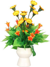 Künstliche Blumen Dekoration für das Aquarium aus Kunstharz und Silikon, mehrfarbiges Landschaftsornament für deinen Fischtank - Bild 1