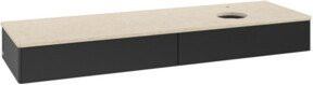 V&B Waschtischunterschrank Antao ohne Frontstruktur in Blau, Breite: 160 cm, Tiefe: 50 cm - Bild 1