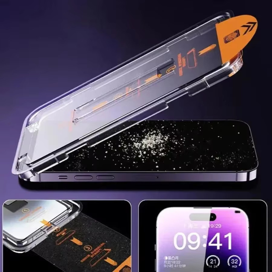 Xiaomi Schutzfolie aus gehärtetem Glas mit 9H Härtegrad für Poco C75 C71 C61 M5 F6 F7 Ultra X7 X6 M7 Pro transparent - Bild 5