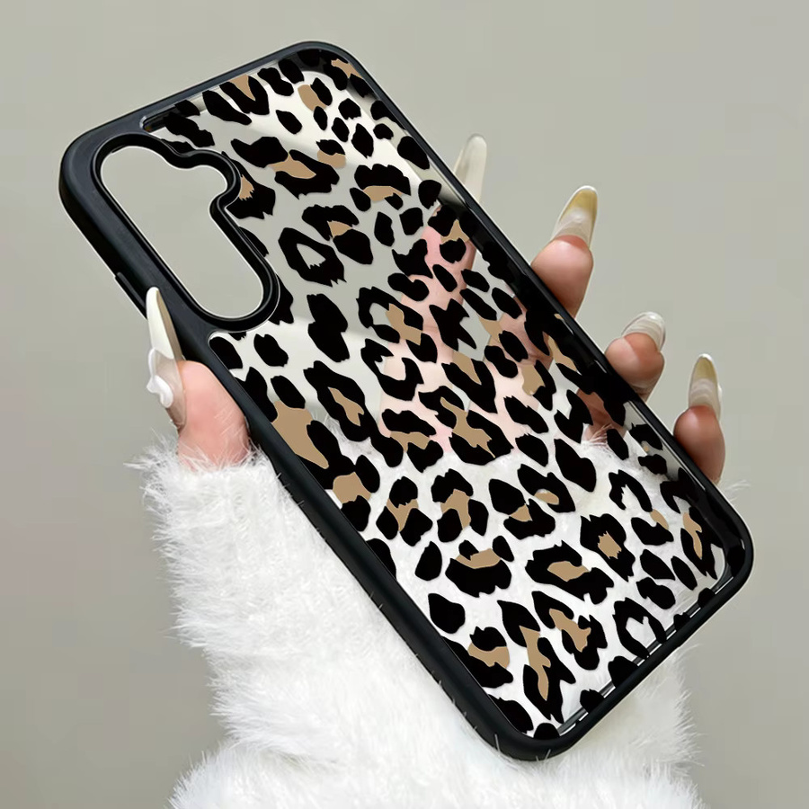Silikon-Handyhülle mit Leoparden-Design für Samsung Galaxy Modelle in Multicolour - Bild 4