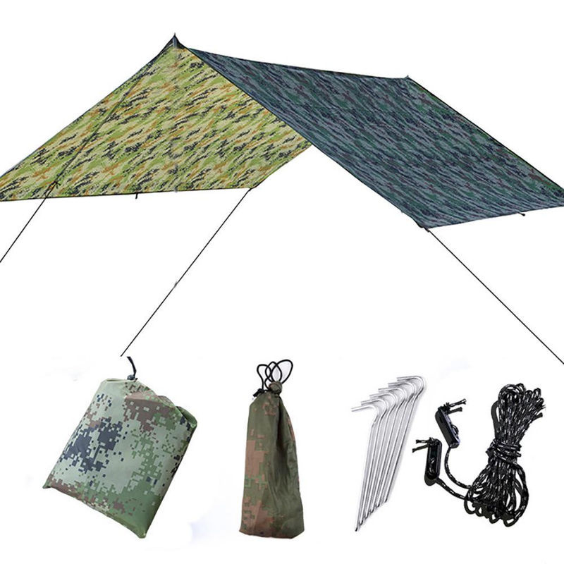Binchi Garden Wasserdichter Outdoor Baldachin aus Polyester, Camping Zelt und Strand Markise, B/T: 300 x 300 cm, Mehrfarbig - Bild 2