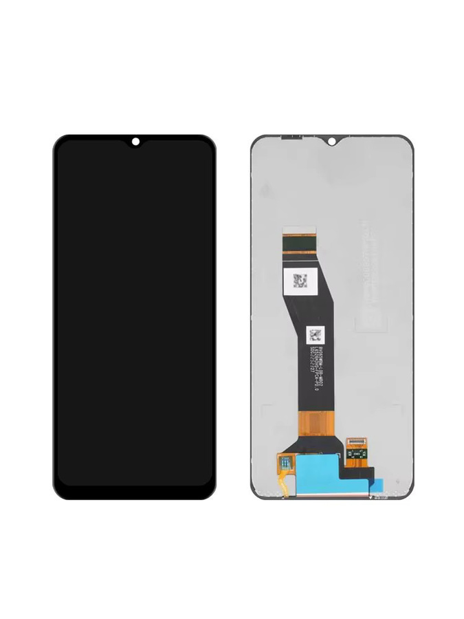 Motorola Moto E13 LCD Display Touchscreen Digitizer Montage mit Rahmen in Schwarz, 6,5 Zoll Ersatzteil - Bild 5