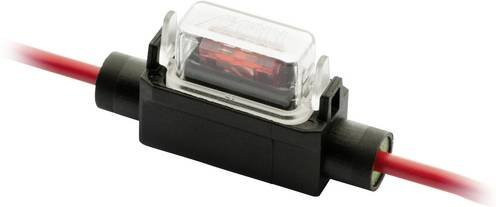 IMaXX blade fuse holder miniOTO H7335 Sicherungsadapter in Rot, Schwarz und Transparent - Bild 1